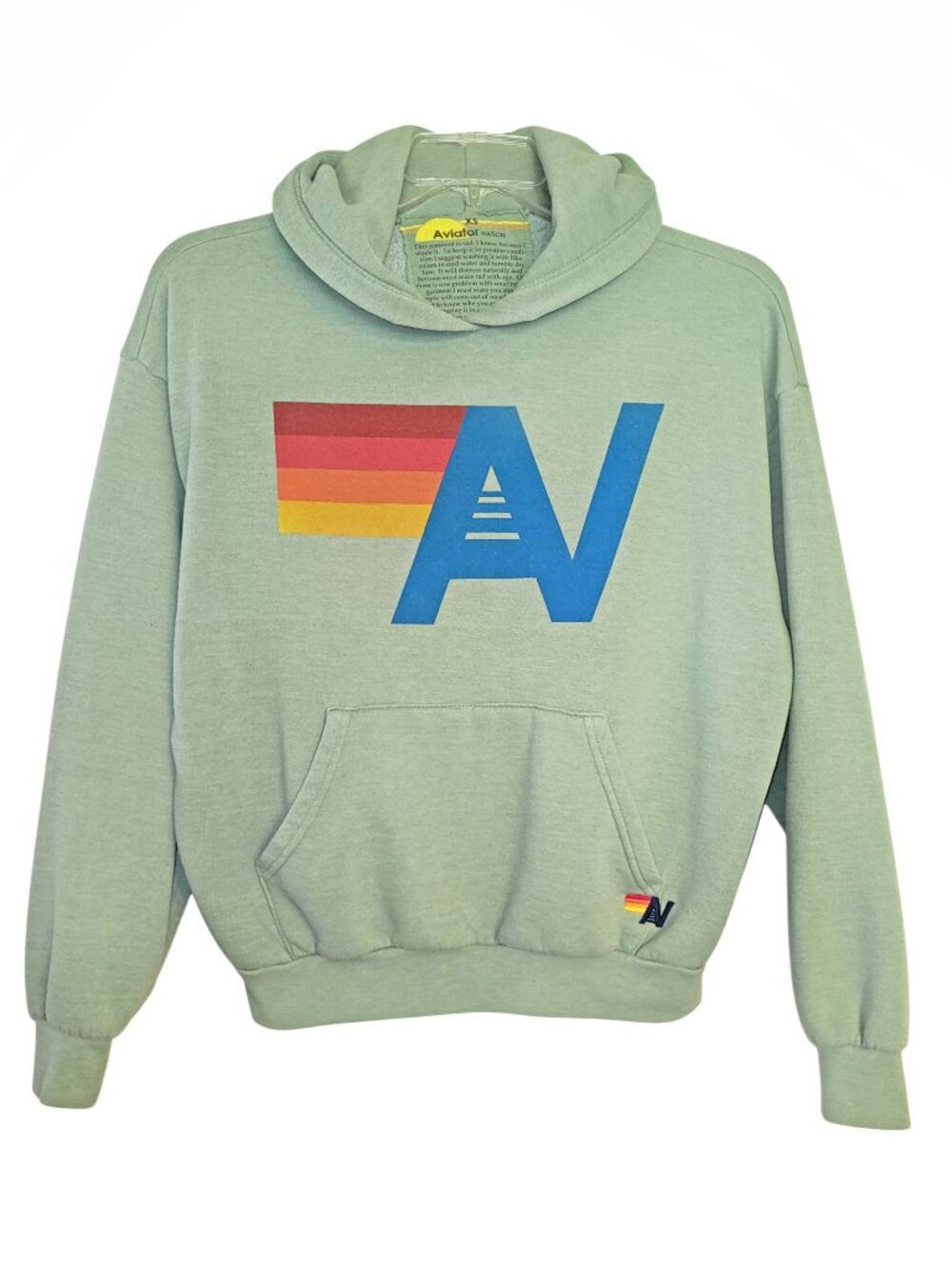 Aviator Nation Logo Relaxed Pullover Hoodie